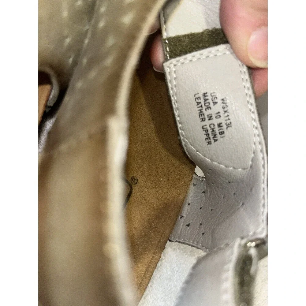 Propet Sandal Women's Size 10 Moss Neutral Leather Farrah - Picture 4 of 7